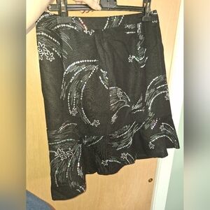 Vintage Rodan Made In Canada Sequin Floral Skirt Size 11/12